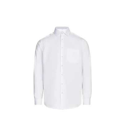 Seidensticker Chemise À Rayures En Coton In Blanc