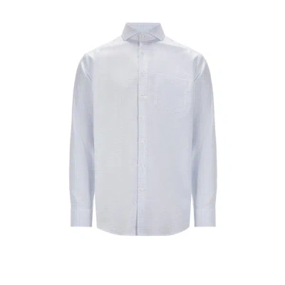 Seidensticker Cotton Check Shirt In Neutral