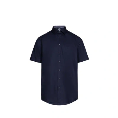 Seidensticker Chemise En Coton In Bleu