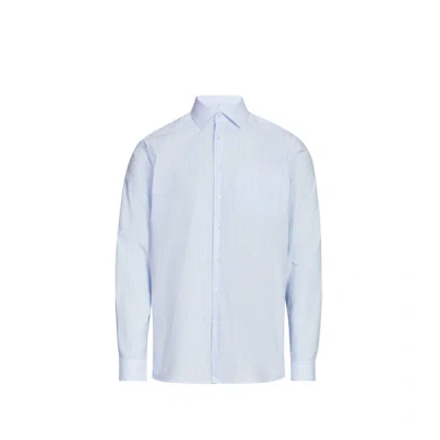 Seidensticker Chemise Rayée Droite In Bleu