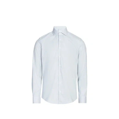 Seidensticker Chemise Rayée Slim En Coton In Green