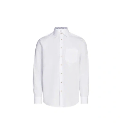 Seidensticker Chemise Regular En Coton In Blanc