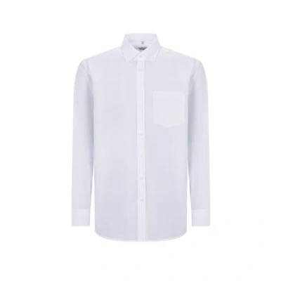 Seidensticker Chemise En Coton In Blanc