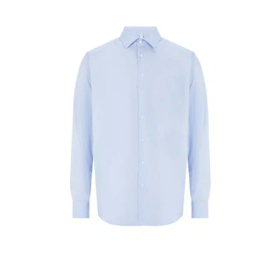 Seidensticker Chemise Droite En Coton In Blue