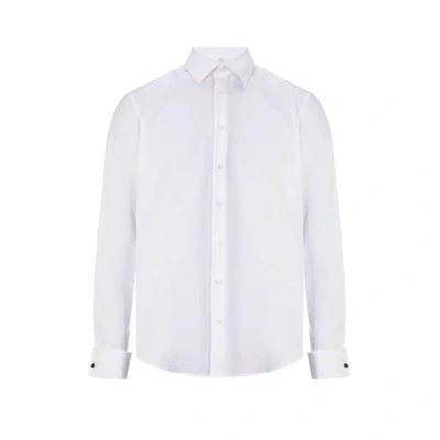 Seidensticker Chemise Slim En Coton In Blanc