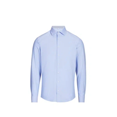 Seidensticker Chemise Slim En Coton In Bleu