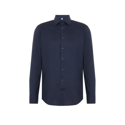 Seidensticker Chemise Kent In Bleu