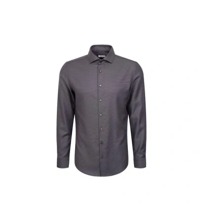 Seidensticker Chemise Slim Pepita In Brown