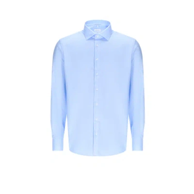 Seidensticker Cotton Shirt In Blue
