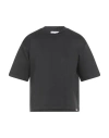 Seidensticker Studio Man T-shirt Black Size M Polyester, Elastane In Black