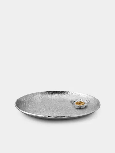 Seikado Cherry Blossom Sterling Silver Incense Holder