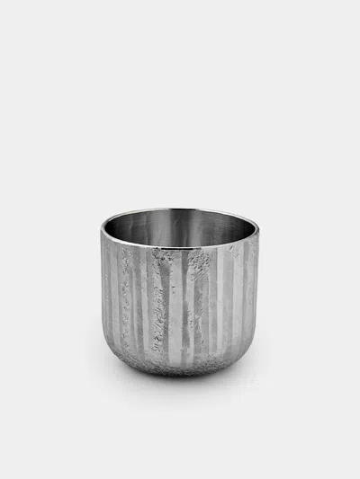 Seikado Guinomi Pewter Sake Cup In Silver