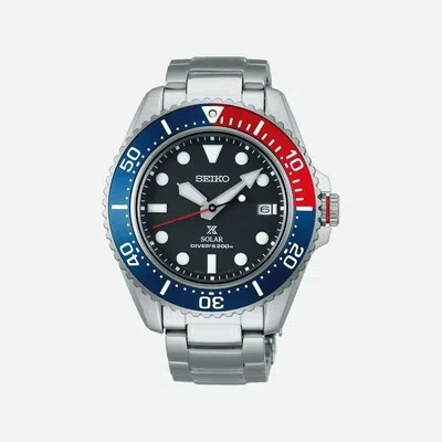 Pre-owned Seiko - Sne591p1 - Men's Watch Prospex Quartz Solaire Diver's 656 2/12ft