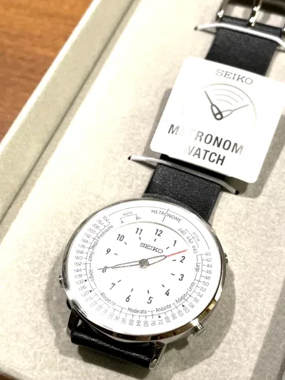 Pre-owned Seiko Metronome Watch Standard Line Color Monotone Smw006a Japan