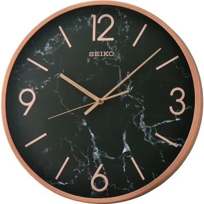 Seiko 16in. Noir Wall Clock In Black