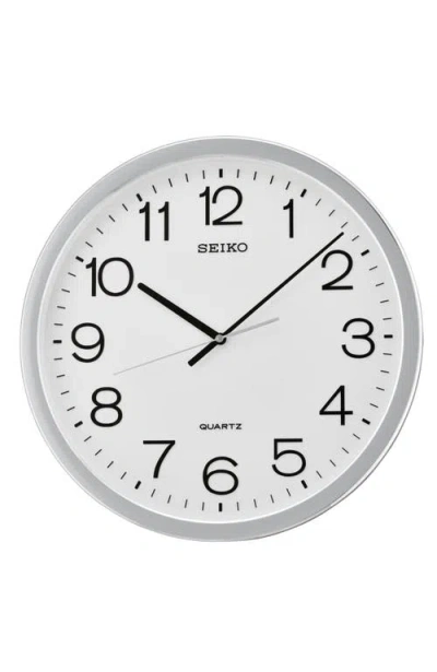 Seiko 16in. Office Classic Numbered Wall Clock In Gray