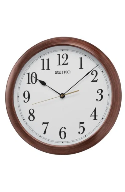 Seiko 16in. Wood Clock In Brown
