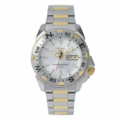 Pre-owned Seiko 5 Automatic Mens Watch Snzf08j1 Silver Us4
