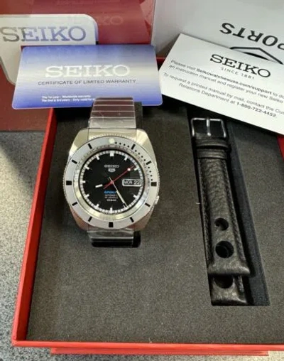 Pre-owned Seiko 5 Automatic Sports Heritage Re-creation Limited Edition Watch Srpl05 Japan