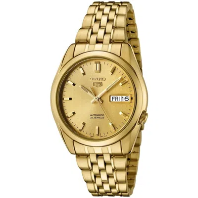 Seiko 5 Gold Dial Watch