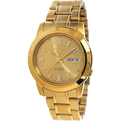 Seiko 5 Gold Dial Watch