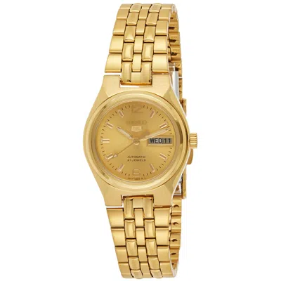 Seiko 5 Gold Dial Watch
