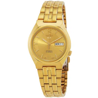 Seiko 5 Gold Dial Watch