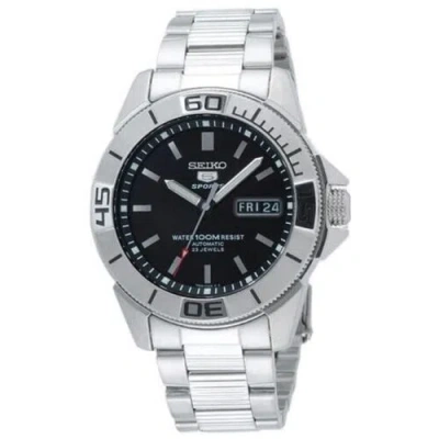 Pre-owned Seiko 5 Japan Automatic Men Watch Snze09 Dial Color Black Diver 100m Stainless
