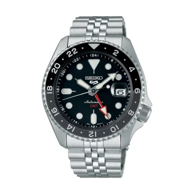 Seiko 5 Mod. Gmt Automatic - Black In Metallic