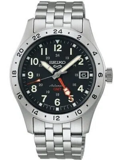 Pre-owned Seiko 5 Sbsc011 / Ssk023 Field Sports Gmt Mechanical Automatic Watch Usus