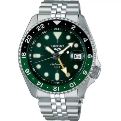 Pre-owned Seiko 5 Sbsc019 /ssk035 Sports Gmt Mechanical Automatic Watch Usus