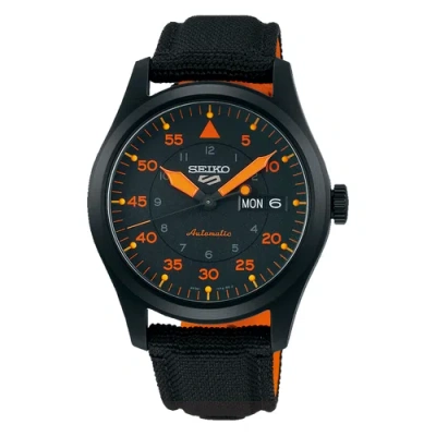 Pre-owned Seiko 5 Sport Field Street Style Automatic Mechanical Watch Srph33k1 Usus