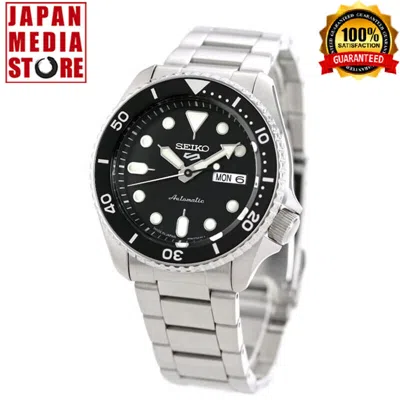Pre-owned Seiko 5 Sport Sbsa005 Black Dial Automatic Mechanical Men Watch Brand Japan
