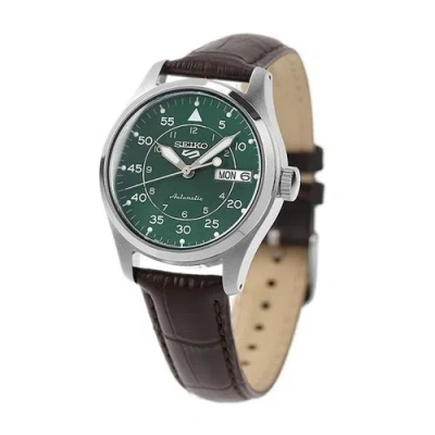 Pre-owned Seiko 5 Sport Sbsa203 Automatic Mechanical Green Dial Watch Men Japan