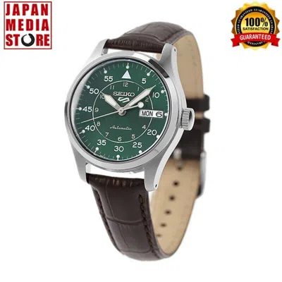 Pre-owned Seiko 5 Sport Sbsa203 Green Dial Automatic Mechanical Men Watch Made In Japan