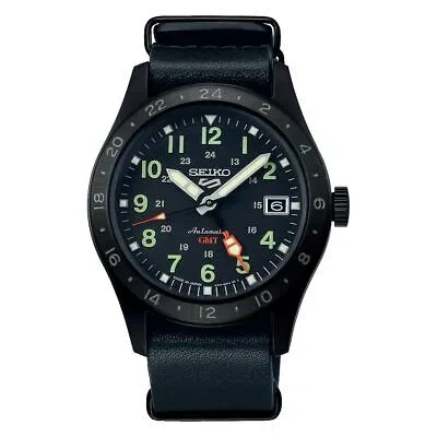 Pre-owned Seiko 5 Sport Sbsc013 Watch Gmt Field Sports Style Automatic Mechanical Men