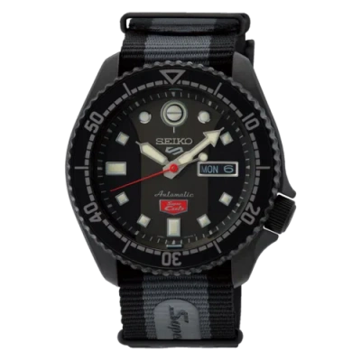 Pre-owned Seiko 5 Sport X Honda Super Cub Skx Sense Style Srpj75k1 Usus