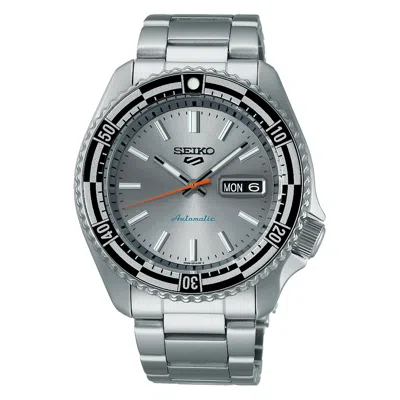 Pre-owned Seiko 5 Sports 55th Anniversary Special Edition Automatic Men's Watch (silver)