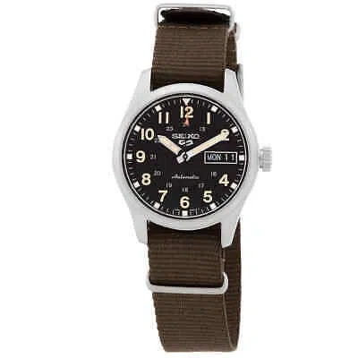 Pre-owned Seiko 5 Sports Automatic Black Dial Men's Watch Srpj85k1