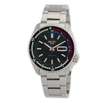Pre-owned Seiko 5 Sports Automatic Black Dial Men's Watch Srpk13k1