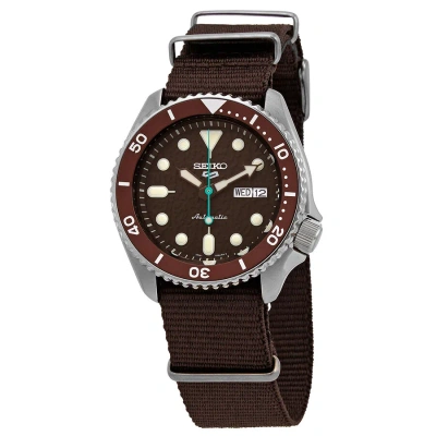 Seiko 5 Sports Automatic Brown Dial Men's Watch Srpd85k1