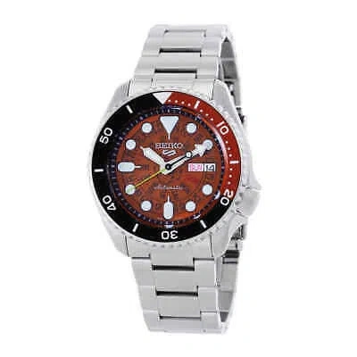 Pre-owned Seiko 5 Sports Automatic Brown Dial Men's Watch Srpj47k1