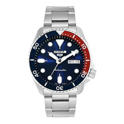 Pre-owned Seiko 5 Sports Automatic Diver's Blue Dial Srpd53k1 Men's Watch Case 43mm