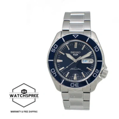 Pre-owned Seiko 5 Sports Automatic Skx Series Stainless Steel Band Watch Srpk97k1