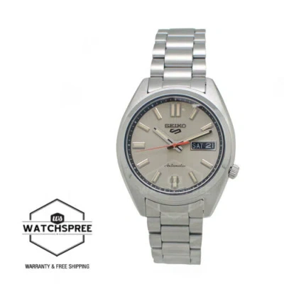 Pre-owned Seiko 5 Sports Automatic Snxs Series Stainless Steel Band Watch Srpk91k1
