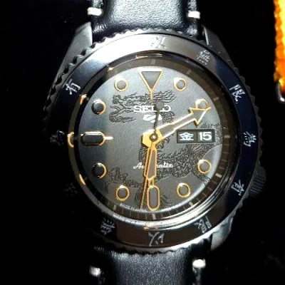 Pre-owned Seiko 5 Sports Bruce Lee Limited Edition Srpk39 Sbsa239 Skx Automatic Watch