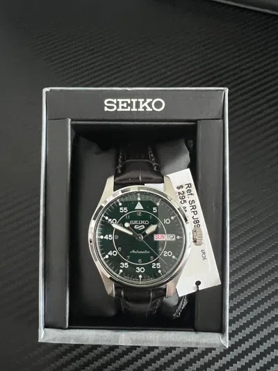 Pre-owned Seiko 5 Sports Collection Green Dial Auto Japan Srpj89-new