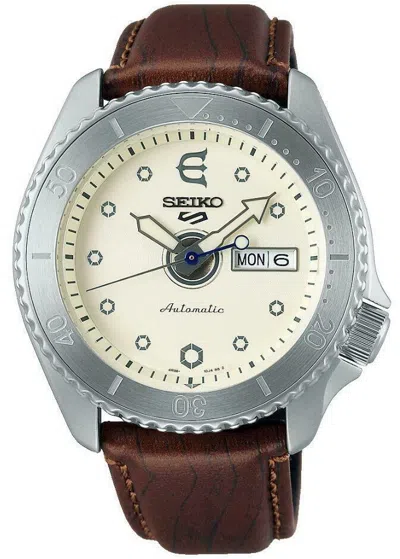 Pre-owned Seiko 5 Sports Evisen Skateboards Limited Edition Automatic Men's Watch Srpf93k1