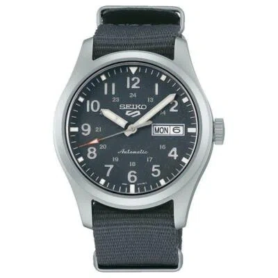 Pre-owned Seiko 5 Sports Field Collection Nylon Band Men's Watch Srpg31k1