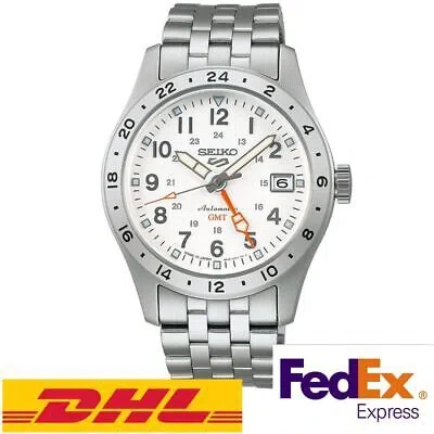 Pre-owned Seiko 5 Sports Field Gmt Sports Style Sbsc009 Men's Watch Date In Box |